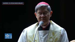 Cardinal Tagle leads rosary for Pope Francis’ healing [upl. by Sseb]