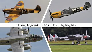 Flying Legends Airshow 2023  The Highlights [upl. by Viridis359]