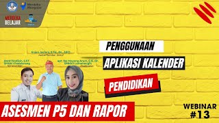 🔴 Penggunaan Aplikasi Kalender Pendidikan Asesmen P5 [upl. by Fong698]