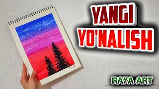 RASM CHIZISHNI ORGANAMIZ YANGI YONALISH [upl. by Aynuat]