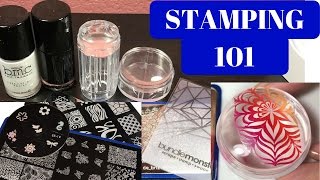 Nail Art for Beginners How to STAMP [upl. by Tilford]