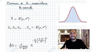 Maximum de vraisemblance loi normale [upl. by Intisar]