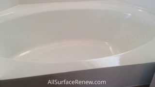 Reglazing a cultured marble tub and shower [upl. by Anael]