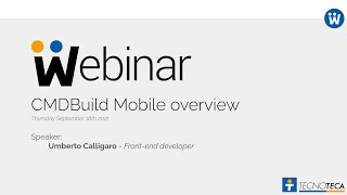 Webinar CMDBuild Mobile overview [upl. by Sucram]