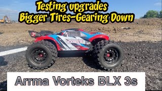 Arrma Vorteks BLXTesting Upgrades at construction siteis this the best 3s Arrma vehicle [upl. by Dorcus]