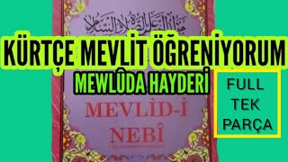 Kürtçe mevlit tek parça full hd izle Kürtçe Mevlüt Mevluda NebiMewluda HayderiMewluda Kurdi [upl. by Auqeenahs]