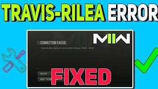 How To Fix TravisRilea Error in Mw2 amp Warzone 20  TravisRilea Error Fixed [upl. by Omolhs]