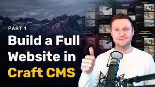 Craft CMS Tutorial  Full Website Part 1  Install Craft CMS add assets and create a home page [upl. by Nnylaf]