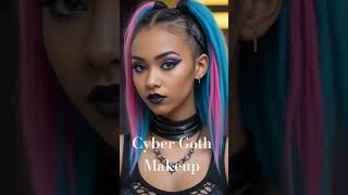 Cyber Goth Makeup [upl. by Kcirrej]