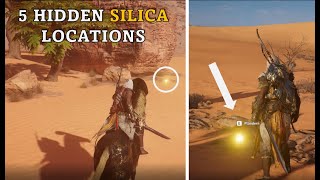 5 hidden Silica in the desert at Secret Locations  AC Origins  Part 3 [upl. by Nuavahs13]