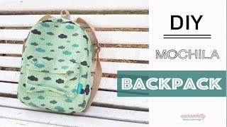 DIY MOCHILA VUELTA AL COLE  BACKPACK  PATRONES GRATIS [upl. by Maddock]