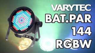 Varytec BATPAR 144 RGBW colours battery powered [upl. by Ru]