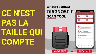 Mucar BT200 outil de diagnostic automobile  Valise de diagnostic professionnelle défaut moteur [upl. by Tegan]