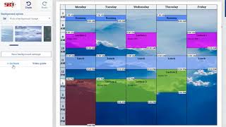 Free Schedule Builder Online 2018 [upl. by Godliman]