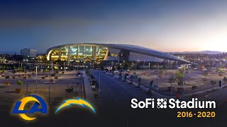 4K TimeLapse of NFLs Largest Stadium  SoFi [upl. by Hanala]