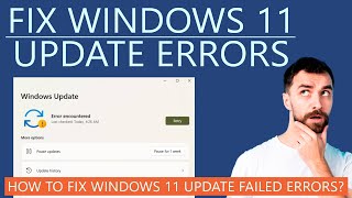 How to Fix Windows 11 Update Errors Update Failed Error [upl. by Elletsirhc947]