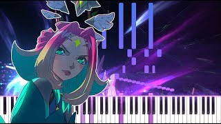 Light and Shadow  League of Legends Piano Synthesia [upl. by Senn446]