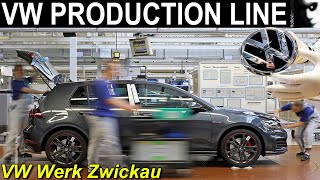 🏭 VOLKSWAGEN PRODUKTION ZWICKAU  Assembly Line Production Plant Footage [upl. by Lana536]