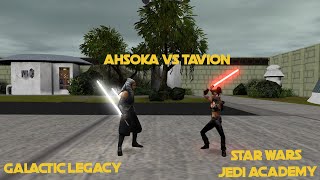 Ahsoka Tano Vs Tavion Axmis [upl. by Sitnerp]