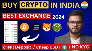 How to Invest in Cryptocurrency in India 2024 Bitcoin Best Crypto APP Exchange [upl. by Notelrac]