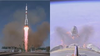 Soyuz MS17 launch [upl. by Sherourd918]