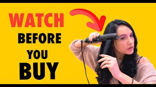 ghd Platinum Styler ― 1quot Flat Iron Hair Straightener Professional Hair Styling Tool  Review [upl. by Wonacott]