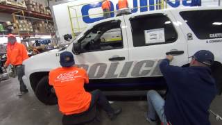 Vehicle Graphics Installation Plainfield Police Department [upl. by Weide]