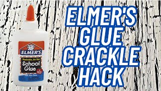 Create Crackle Paint Effects and Distress Your DIYs Using Elmers Glue [upl. by Alema883]