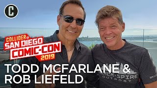 Todd McFarlane amp Rob Liefeld Interview Comic Con 2019 [upl. by Nwotna633]