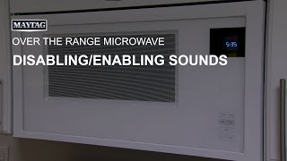 How to Enable or Disable Sound on Over the Range Microwave [upl. by Winwaloe]