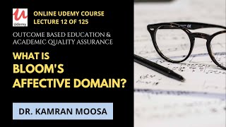 What is Blooms Affective Domain  PIQC Lec 20 of 125 by Dr Kamran Moosa [upl. by Cusick]