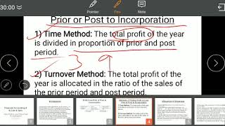 Profit or loss prior and Post to incorporationB com II Sem by Dr Shruti Agrawal part 1Commerce [upl. by Oinoitna]