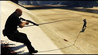 GTA V PC  Just Cause 2 grappling hook mod by JulioNIB [upl. by Vasquez]