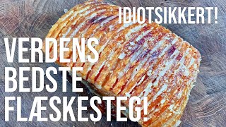 Den perfekte FLÆSKESTEG med sprød svær HVER GANG [upl. by Anihpesoj932]