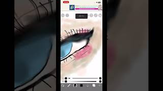 How I draw eye in ibisPaint x [upl. by Hailahk]