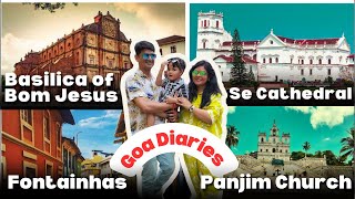 An Unforgettable Goa Trip Day 4  Panjim  Fontainhas  Old Goa Church [upl. by Hortensia]