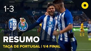 Resumo FC Vizela 13 FC Porto  Taça de Portugal  SPORT TV [upl. by Yeldar776]