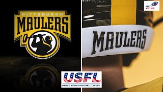 Pittsburgh Maulers Reveal New Uniforms for 2023 Season  USFL [upl. by Merth]