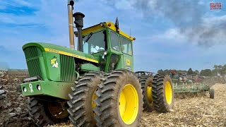 TRACTORS PLOWING at the 2023 Half Century of Progress Show [upl. by Aonian]