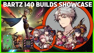 WOTV  FFV Bartz 140 builds review amp showcase [upl. by Wooldridge]