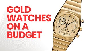 7 Cool But Affordable Gold Plated Watches [upl. by Atikkin]