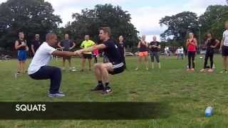 150 Bootcamp Exercise Workout Ideas Squat Push Up Core Full Body HITT [upl. by Erline]