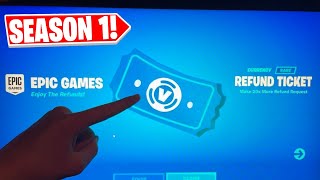 How to Get UNLIMITED Refund Tickets in Fortnite Chapter 4 Season 1 [upl. by Taran]