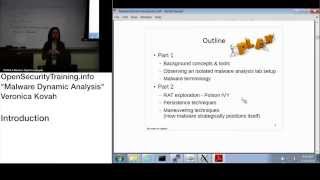 Dynamic Malware Analysis D1P01 Introduction [upl. by Neyud]