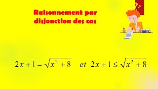 logique 19 Raisonnement par disjonction des cas 1 er bac sm [upl. by Richard]