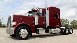 2017 Peterbilt 389 550 Cummins Owner Operator Platinum Interior Electric Red [upl. by Holly-Anne]