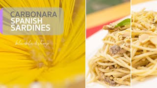 SPANISH SARDINES CARBONARA  PASTA WITH SARDINES [upl. by Etnoved]