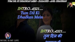 Tum Dil Ki Dhadkan Mein Karaoke With Scrolling Lyrics Eng amp हिंदी [upl. by Eyla744]