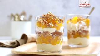 Trifle de Durazno 🍑  Recetas La Campagnola [upl. by Ayiotal]