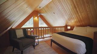 Tweedsmuir Park Lodge  Loft Chalet Video Tour [upl. by Annirok]